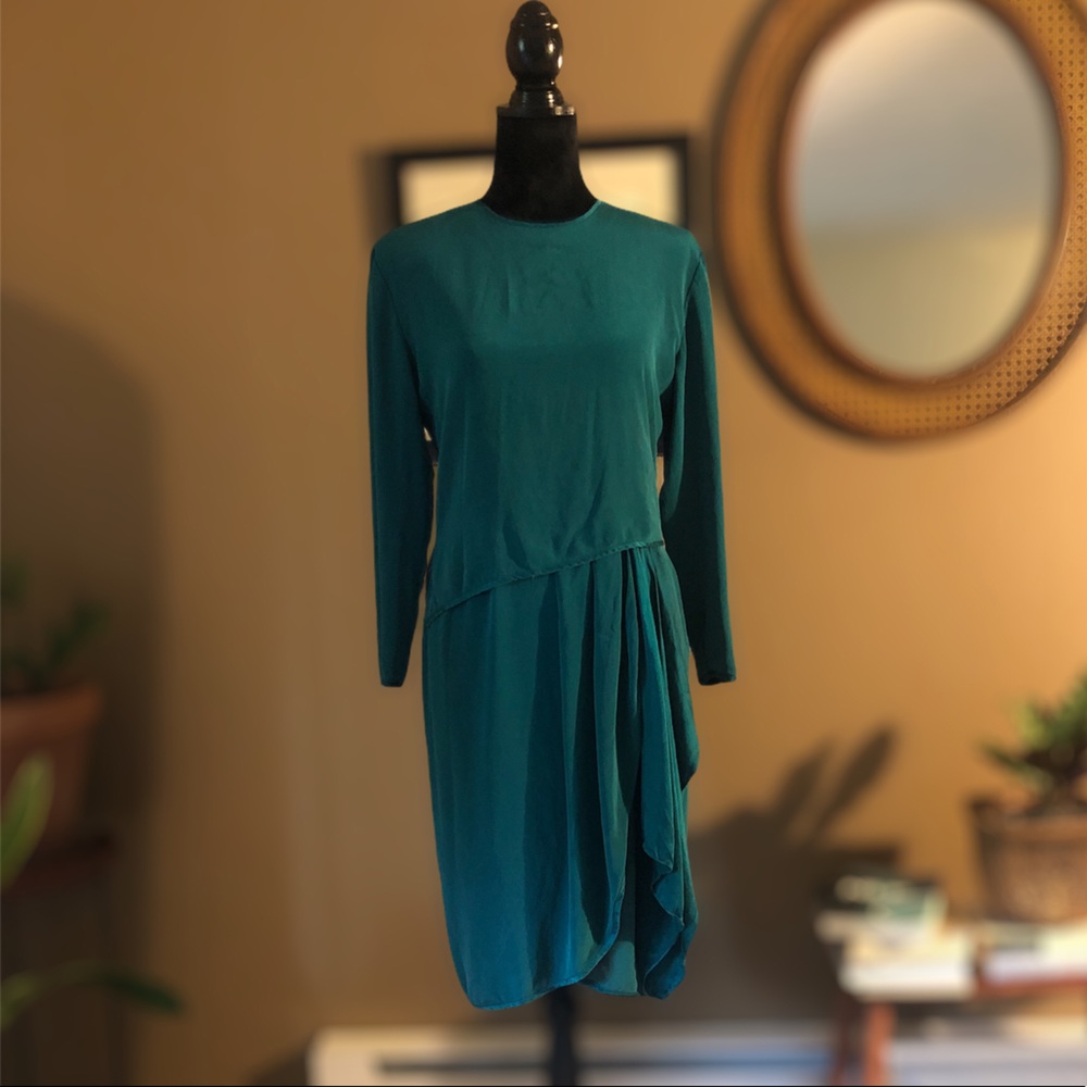 Nordstrom Gallery Vintage Dress 100% Silk
